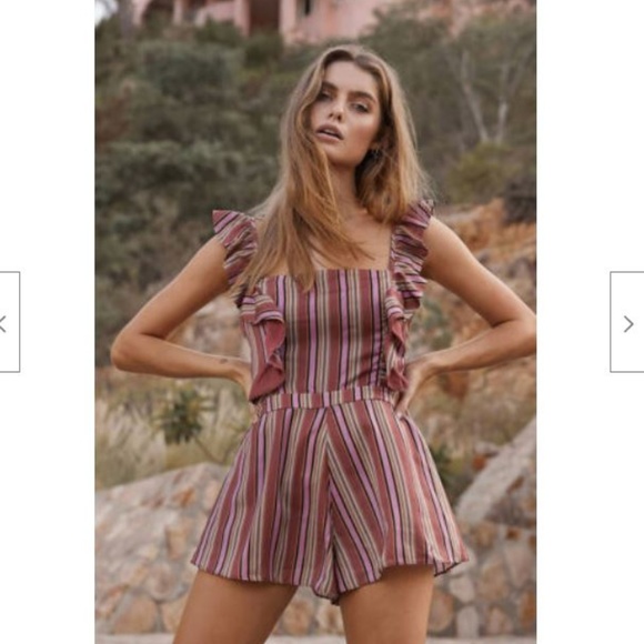 The Jetset Diaries Pants - The Jetset Diaries TJD Young Heart Romper Shorts